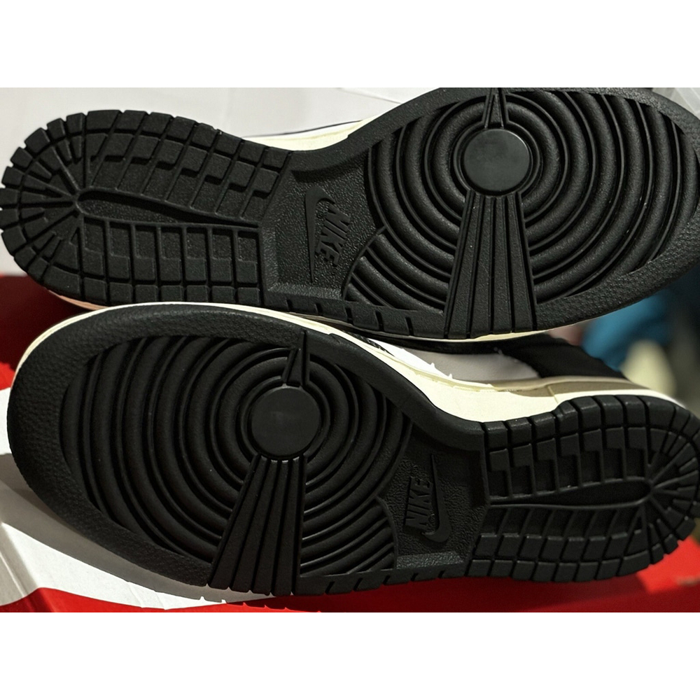 Nike Dunk Low PRM White/Black-Coconut Milk (FQ8899 100) WMNS 11.5/MNS 10 NEW - Picture 7 of 13